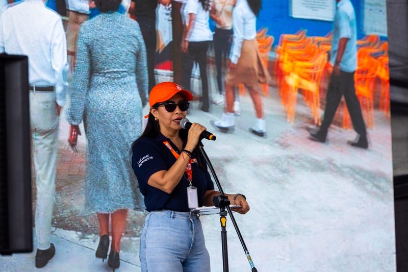 Valeska Ponce en evento corporativo